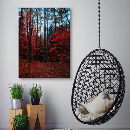 Plakat, Czerwony las widok 60x80 na Arena.pl