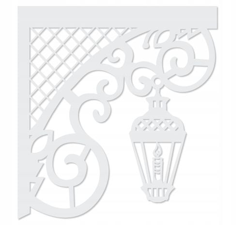 R14 Panel narożny EKRAN ŚWIĄTECZNY nowoczesny LATARENKA firana ŚWIĘTA ZIMA na Arena.pl