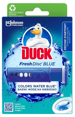 Duck Fresh Discs Blue - Żelowy Krążek Do Toalety 36ml + Aplikator na Arena.pl