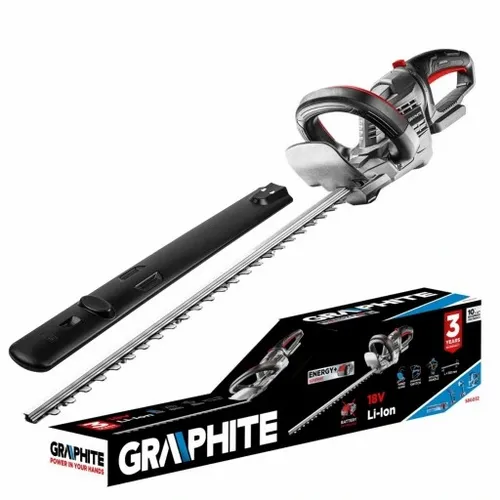 GRAPHITE NOŻYCE DO ŻYWOPŁOTU 18V 510mm SEKATOR DO KRZEWÓW Energy 18V 58G032 na Arena.pl