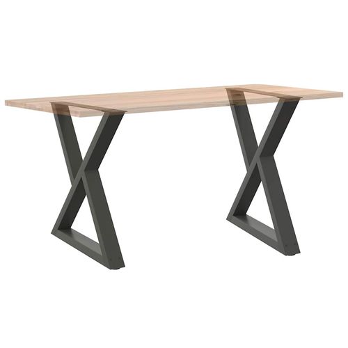 Nogi do stołu jadalnego 2 szt. Antracyt 70x(72-73,3) cm Stal na Arena.pl