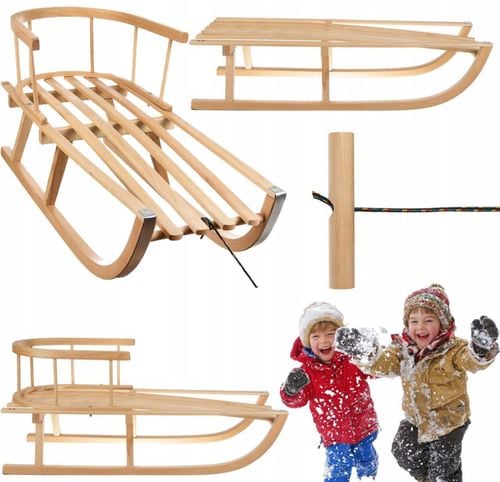 Sanki Drewniane PAKO 25217 na Arena.pl