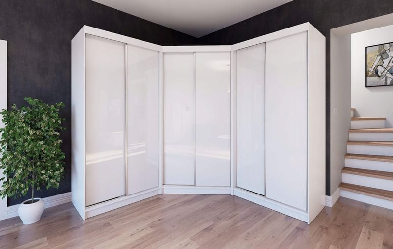 Garderoba Szafa Narożna PARIS drzwi przesuwne zdjęcie 11