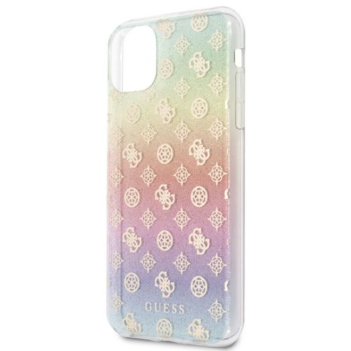 Guess 4G Peony Electroplated Pattern - Etui iPhone 11 Pro Max (tęczowy) na Arena.pl