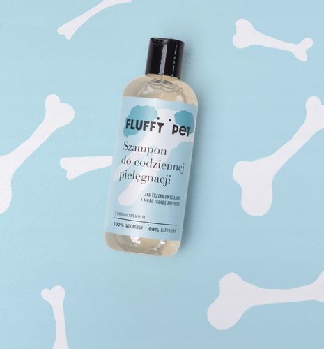 SZAMPON dla psów do codziennej pielęgnacji FluffyPet 300ml HIPOALERGICZNY na Arena.pl