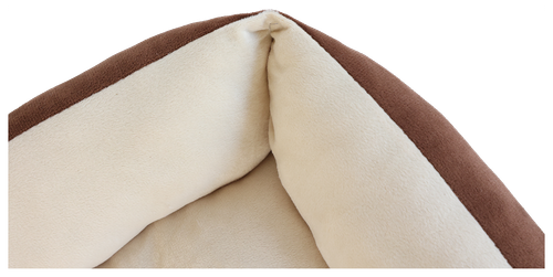 Legowisko dla psa brązowe XL prostokątne BONE 74x59x12cm na Arena.pl