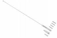 2 x Sunker ANT0301 antena samochodowa maszt 52cm + adaptery- srebrna