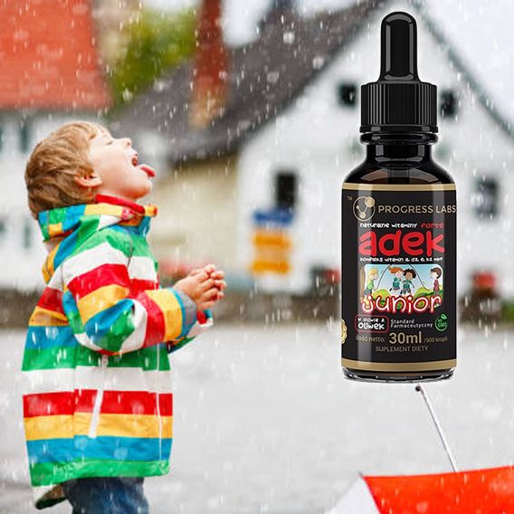 PROGRESS LABS ADEK JUNIOR 30ml WITAMINY DLA DZIECI zdjęcie 3