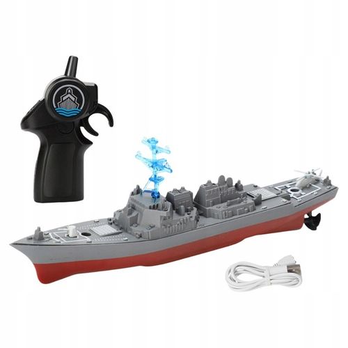 Przypomnienie o niskim stanie baterii łodzi zdalnie sterowanej, ładowalnej, na Arena.pl