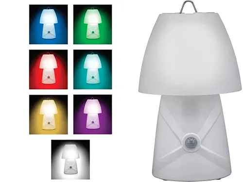 Lampka nocna dla dzieci LED RGB czujnik ruchu na Arena.pl