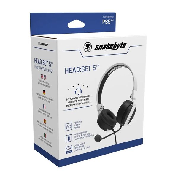 SNAKEBYTE SŁUCHAWKI DO PS5 HEAD:SET 5 zdjęcie 10