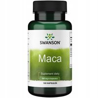 SWANSON MACA 100 kaps. WZMOCNIENIE PAMIĘĆ LIBIDO