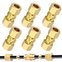 ZŁĄCZKA ŁĄCZNIK PRZEWODÓW HAM Ø4.75mm OD 3/16” M10 BEZ ZAKUWANIA 6 SZT.