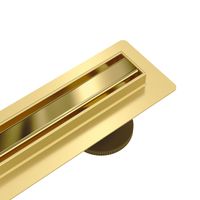 BASIC S&L Odpływ liniowy złoty lustrzany 90 cm