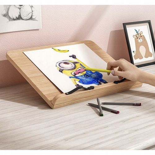 PODSTAWKA POD KSIĄŻKĘ STOJAK PODPÓRKA NA TABLET DO CZYTANIA BAMBUS na Arena.pl