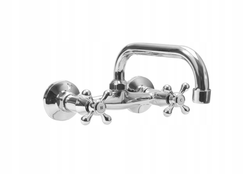 RETRO BATERIA KUCHENNA UMYWALKOWA ŚCIENNA zdjęcie 1