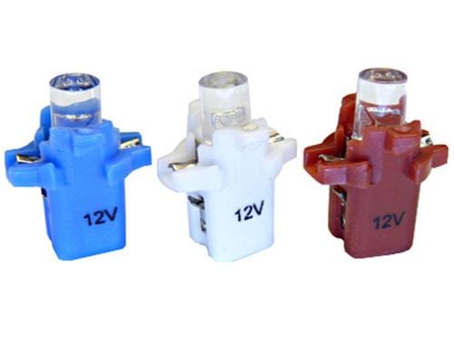 żarówka LED T5 w oprawie B8.7D do licznik zegar 12v KOLORY na Arena.pl