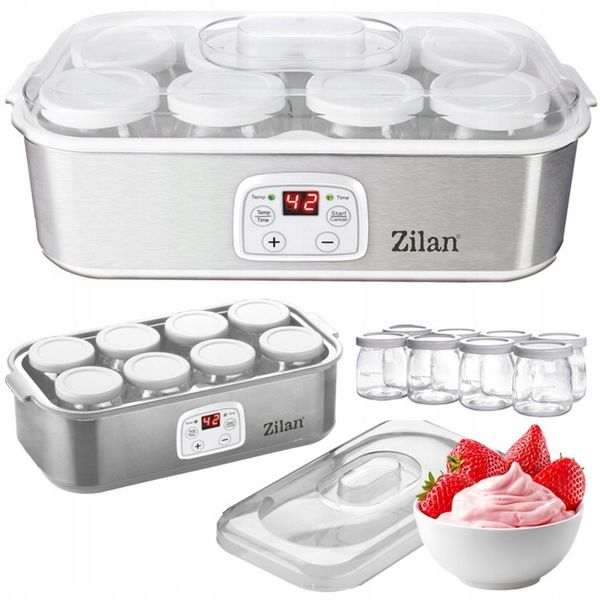 JOGURTOWNICA, TIMER, AUTOMAT, 1440ML /8x180ML/ zdjęcie 1