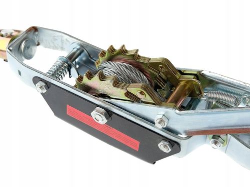 WYCIĄGARKA RĘCZNA LINOWA WCIĄGARKA PRZECIĄGARKA 4T 4000kg 3 HAKI na Arena.pl