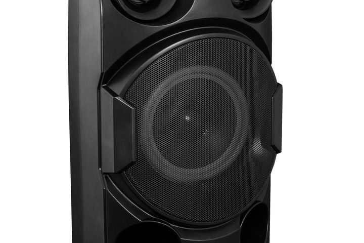 Moevi Duży głośnik 70 W przenośny, kolumna karaoke z mikrofonem, 63 cm zdjęcie 15