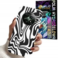 ETUI DO REALME 12 5G - ABSTRAKCJA ZEBRA MODNE WZORY KOBIET + FOLIA