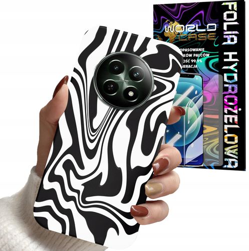 ETUI DO REALME 12 5G - ABSTRAKCJA ZEBRA MODNE WZORY KOBIET + FOLIA na Arena.pl