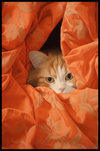 Plakat 53x81cm Ukryty Kot na Arena.pl