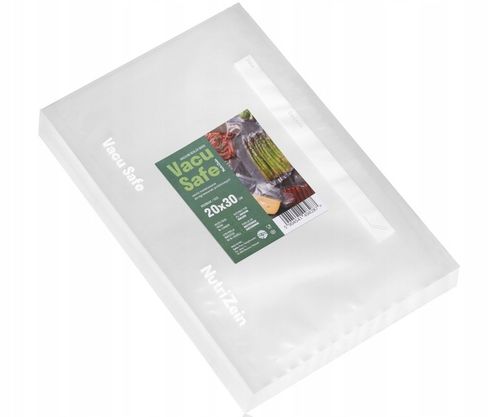 Worki woreczki moletowane folia do zgrzewarki 20x30cm 100 sztuk NutriZein na Arena.pl