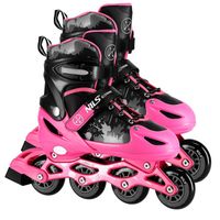 Łyżworolki Rolki Regulowane Rekreacyjne Różowe Dziecięce Kółka PU