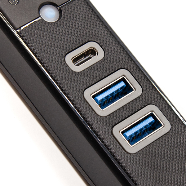 Orico Hub USB-C 2x USB-A 3.1 + USB-C czarny zdjęcie 2