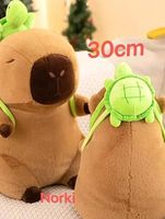 Maskotka Kapibara z Żółwiem - Pluszak 30cm