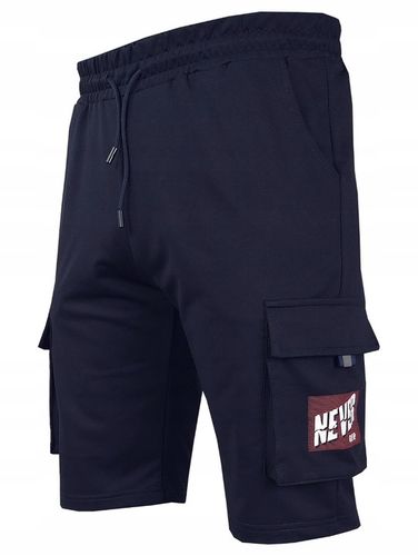 KRÓTKIE SPODENKI męskie DRESOWE bojówki z KIESZENIAMI dresy szorty - r. XL na Arena.pl