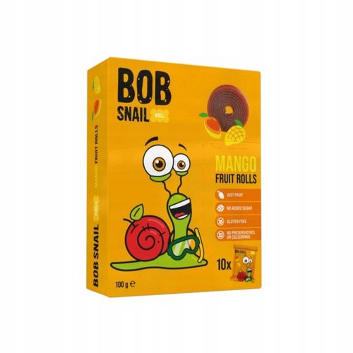 Rollsy Owocowe Zestaw Mix 5 x 100g Bob Snail 500g >> na Arena.pl