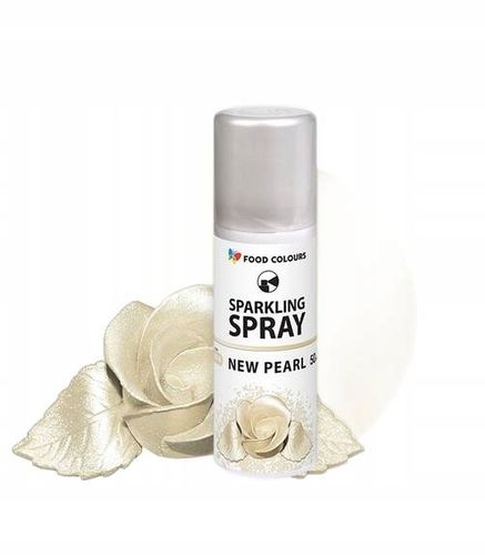 BARWNIK SPOŻYWCZY W SPRAYU New Pearl Nowa Perła z dodatkiem srebra - 50 ml na Arena.pl