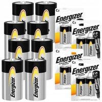 Baterie alkaliczne Energizer C LR14 długi termin ważności x 8 szt