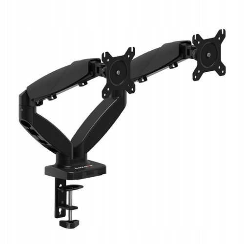 UCHWYT na 2 MONITORY TV LED LCD Biurkowy OBROTOWY 360° uniwersalny 15"- 27" na Arena.pl