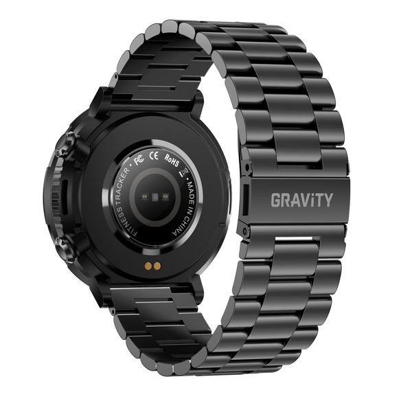 Smartwatch Gravity GT21-1+ Czarny Pasek Silikonowy zdjęcie 6
