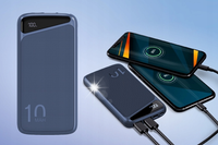 Powerbank Navitel PWR10 MX 10000 mAh Niebieski USB typ C, USB-A
