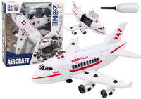 Duży Samolot Pasażerski Do Montażu Narzędzia Światła Dźwięki