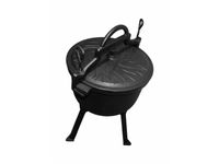 Kociołek z pokrywą przykręcaną Kawmet żeliwny, pojemność 10 l