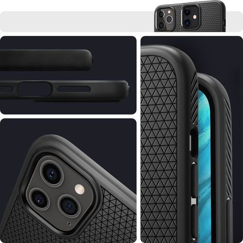 SPIGEN LIQUID AIR IPHONE 12 / 12 PRO MATTE BLACK na Arena.pl