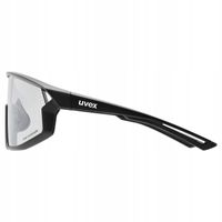 Okulary przeciwsłoneczne UVEX V black matt/litemirror silver (S1–S3)