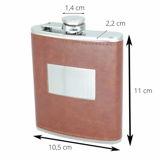 PIERSIÓWKA STAL NIERDZEWNA Z SKÓRZANYM OBSZYCIEM + GRAWER INICJAŁY URODZINY zdjęcie 3