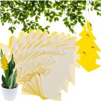 KLEJĄCA ŁAPKA NA MUCHY 20SZT LEP KOMARY MESZKI OWOCÓWKI ZIEMIÓRKI MSZYCE