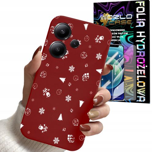 ETUI CASE DO XIAOMI NOTE 13 PRO PLUS 4G - ŚWIĄTECZNE WZORY CHOINKA + FOLIA na Arena.pl