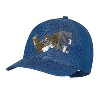 BROEL JULIETA czapka na lato dla dziewczynki jeans 54-56