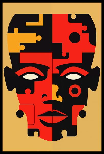 Plakat 40x60cm Puzzle Tożsamości zdjęcie 2