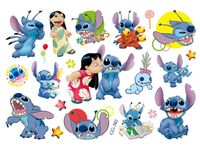 Tatuaże zmywalne, UA, CG382, Lilo i Stich ver. 2