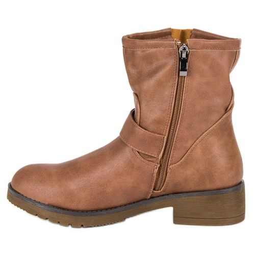 Brązowe botki bikery r.41 na Arena.pl