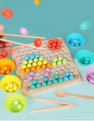 Układanka mozaika drewniana click4TOYS Bead Holder
